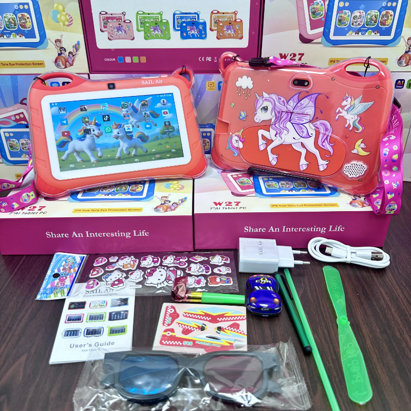 Tablet Infantil Educativa 7" - 8GB RAM + 256GB con Funda Antigolpes