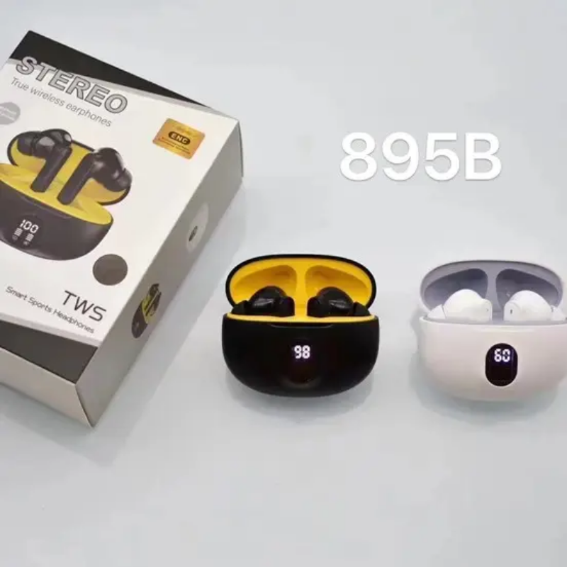 Audífonos Inalámbricos Airbuds BT 5.4 — Sonido Bass y Pantalla Digital