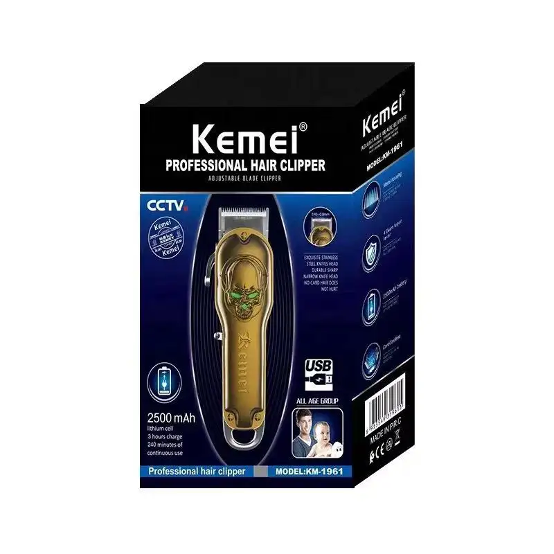 Maquina Corta Pelo y Trimmer Profesional Kemei KM-1961