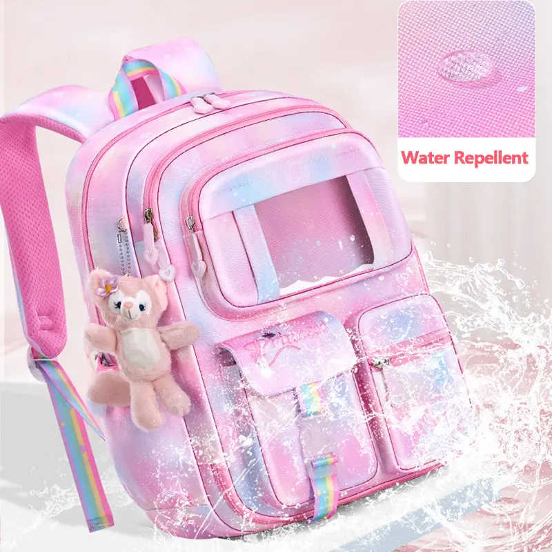 Mochila Escolar Princesa Impermeable - Ninas - Tallas S y L
