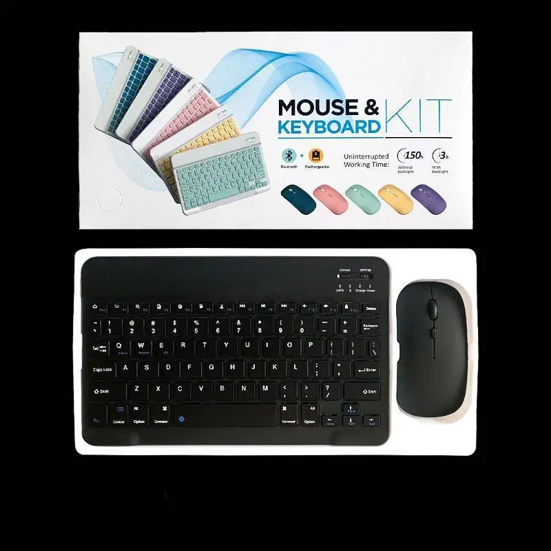 Combo Teclado y Mouse Inalambrico Slim Multimedia