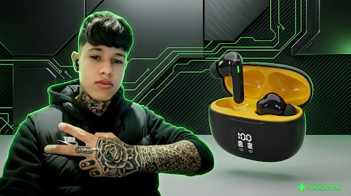 Audífonos Inalámbricos Airbuds BT 5.4 — Sonido Bass y Pantalla Digital