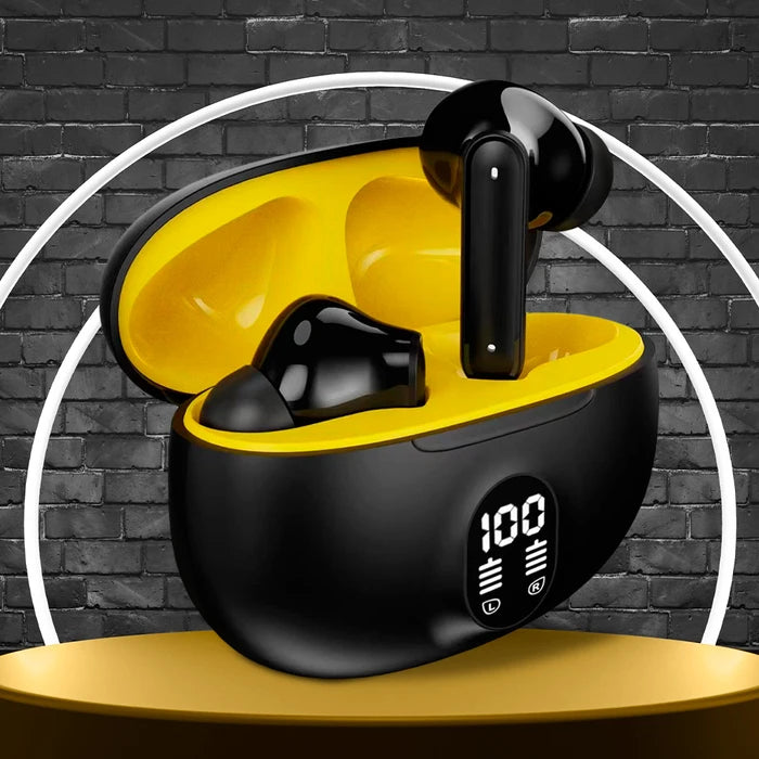 Audífonos Inalámbricos Airbuds BT 5.4 — Sonido Bass y Pantalla Digital
