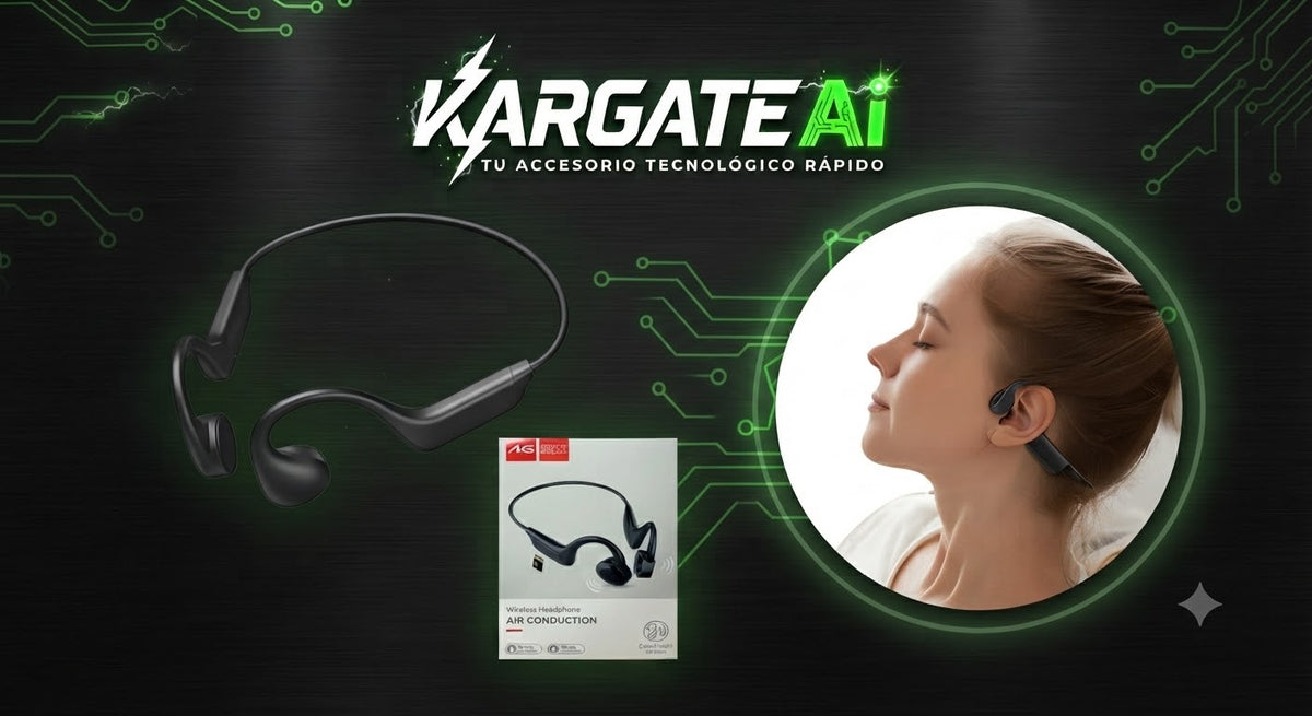 Auricular Conducción Ósea Bluetooth USB