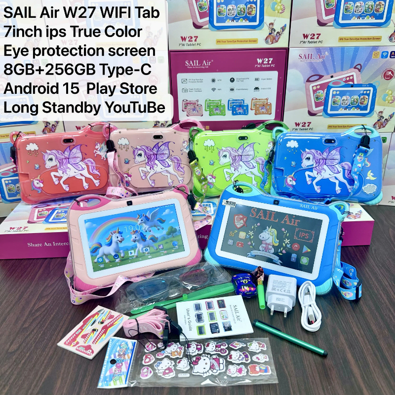 Tablet Infantil Educativa 7" - 8GB RAM + 256GB con Funda Antigolpes