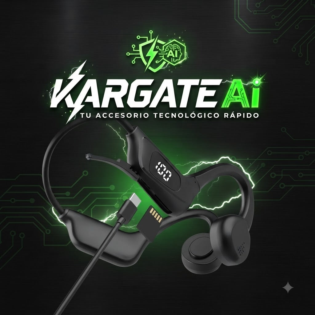 Auricular Conducción Ósea Bluetooth USB